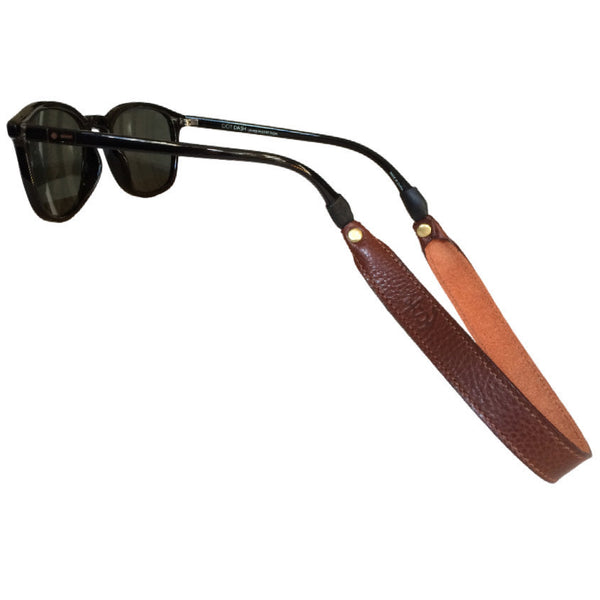 Leather Sunglass Strap - Chestnut