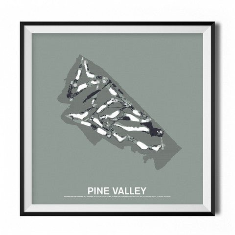 Pine Valley Golf Club Screenprint Poster