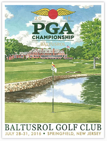 2016 PGA Championship – Blatusrol Golf Club – POSTER