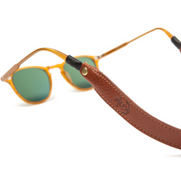 Leather Sunglass Strap - Cognac