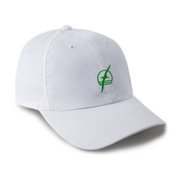 Albatross Performance Hat - White with Green