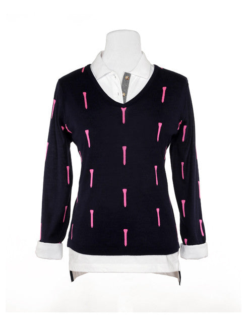 Tee V-Neck Silk & Cashmere Sweater